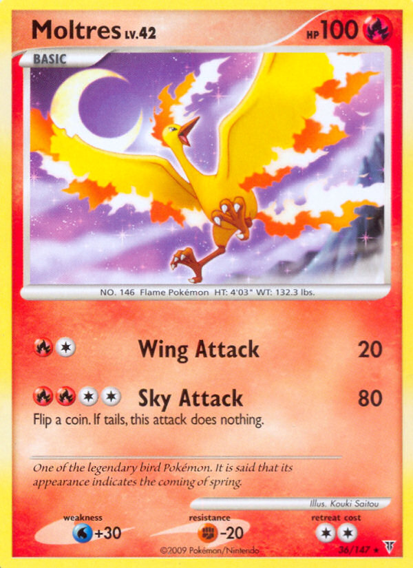 Moltres (36/147) [Platinum: Supreme Victors] | Pegasus Games WI