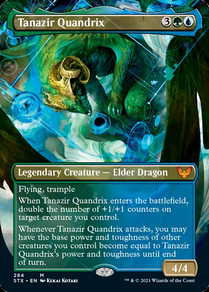 Tanazir Quandrix (Borderless Alternate Art) [Strixhaven: School of Mages] | Pegasus Games WI