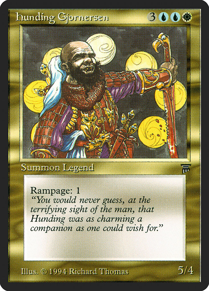 Hunding Gjornersen [Legends] | Pegasus Games WI