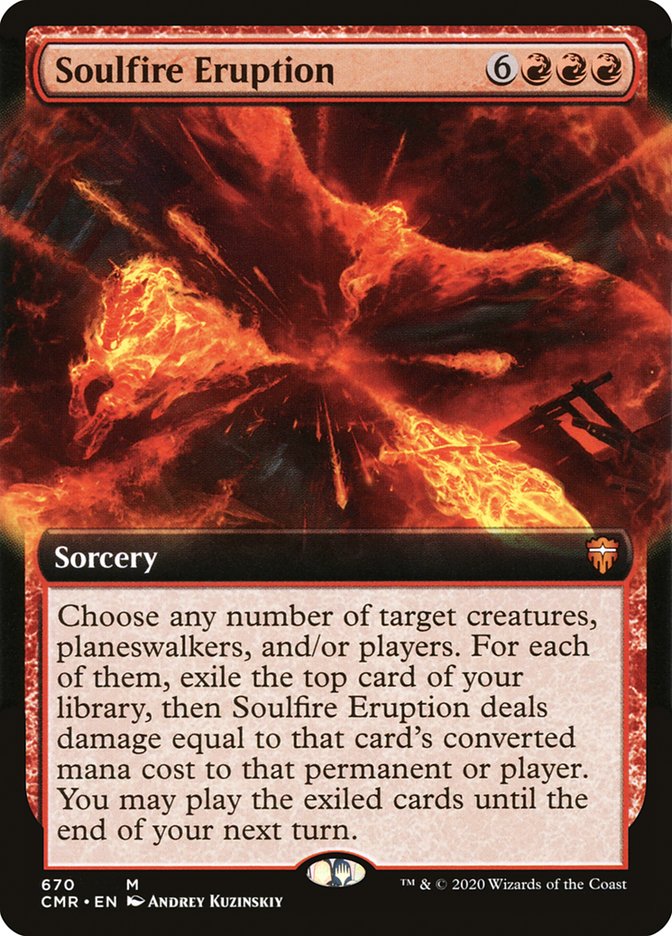 Soulfire Eruption (Extended Art) [Commander Legends] | Pegasus Games WI