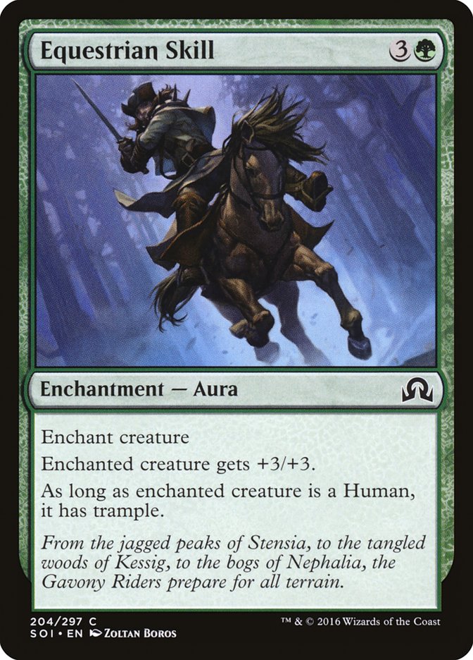 Equestrian Skill [Shadows over Innistrad] | Pegasus Games WI