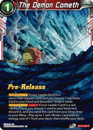 The Demon Cometh (BT15-023) [Saiyan Showdown Prerelease Promos] | Pegasus Games WI