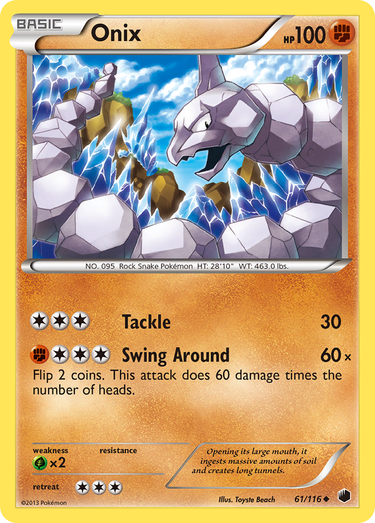 Onix (61/116) [Black & White: Plasma Freeze] | Pegasus Games WI