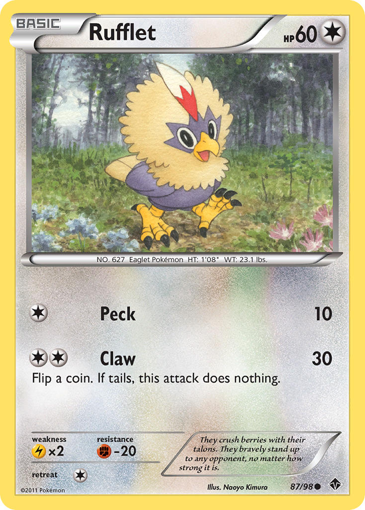 Rufflet (87/98) [Black & White: Emerging Powers] | Pegasus Games WI