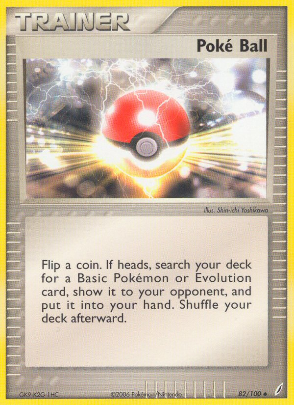 Poke Ball (82/100) [EX: Crystal Guardians] | Pegasus Games WI