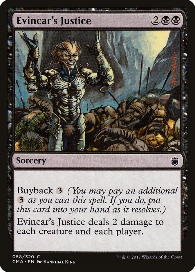 Evincar's Justice [Commander Anthology] | Pegasus Games WI