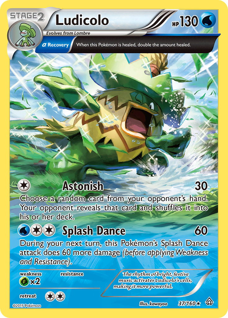 Ludicolo (37/160) [XY: Primal Clash] | Pegasus Games WI