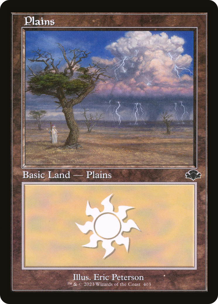 Plains (403) (Retro) [Dominaria Remastered] | Pegasus Games WI