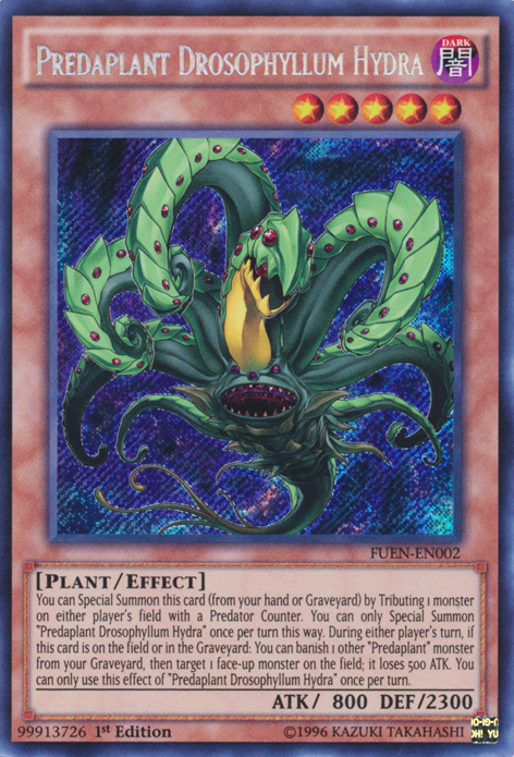 Predaplant Drosophyllum Hydra [FUEN-EN002] Secret Rare | Pegasus Games WI