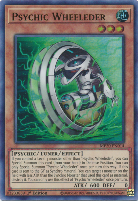 Psychic Wheeleder [MP20-EN014] Ultra Rare | Pegasus Games WI