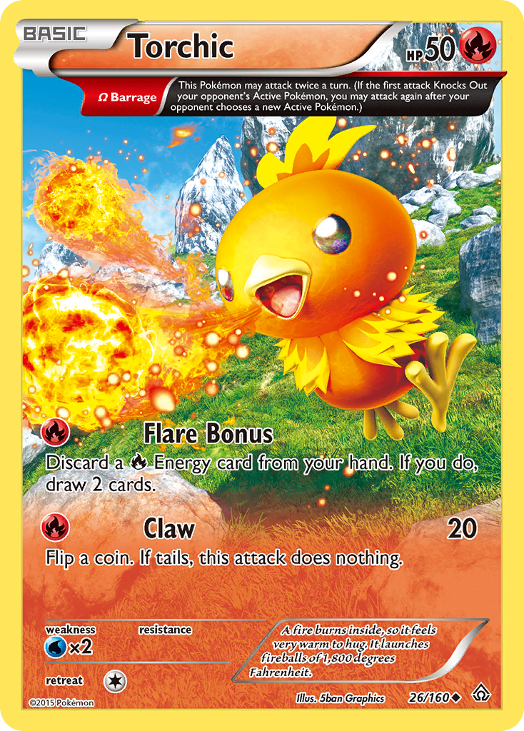 Torchic (26/160) [XY: Primal Clash] | Pegasus Games WI