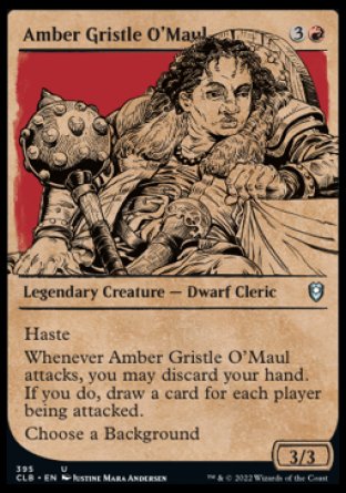 Amber Gristle O'Maul (Showcase) [Commander Legends: Battle for Baldur's Gate] | Pegasus Games WI