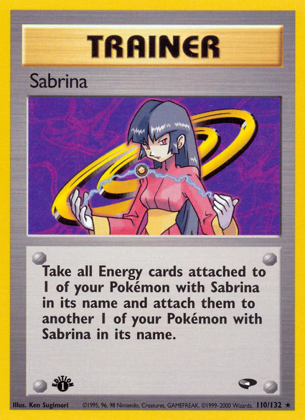 Sabrina (110/132) [Gym Challenge 1st Edition] | Pegasus Games WI