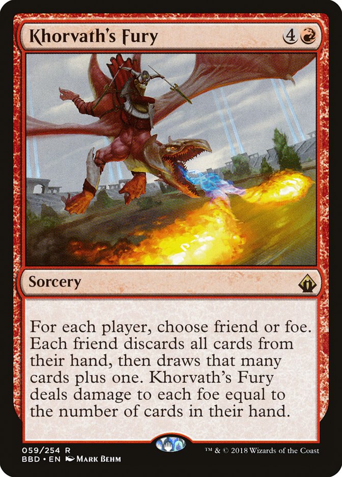 Khorvath's Fury [Battlebond] | Pegasus Games WI