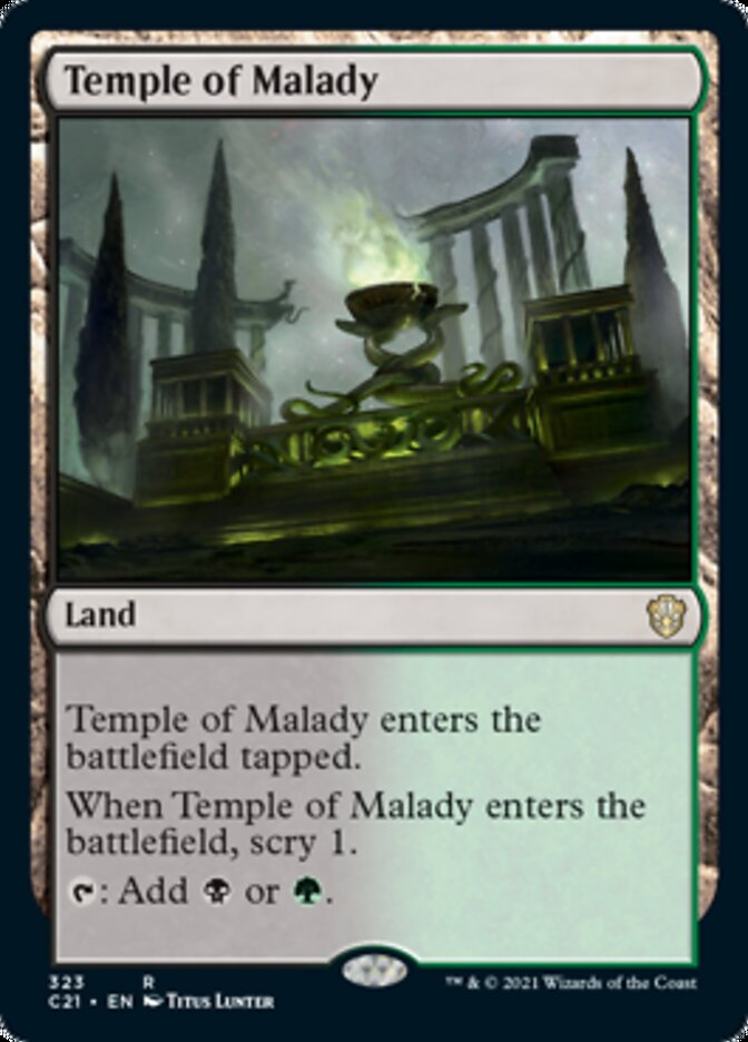Temple of Malady [Commander 2021] | Pegasus Games WI