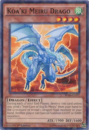 Koa'ki Meiru Drago (Shatterfoil) [BP03-EN057] Rare | Pegasus Games WI