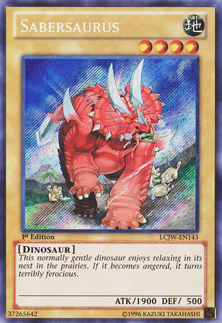 Sabersaurus [LCJW-EN143] Secret Rare | Pegasus Games WI