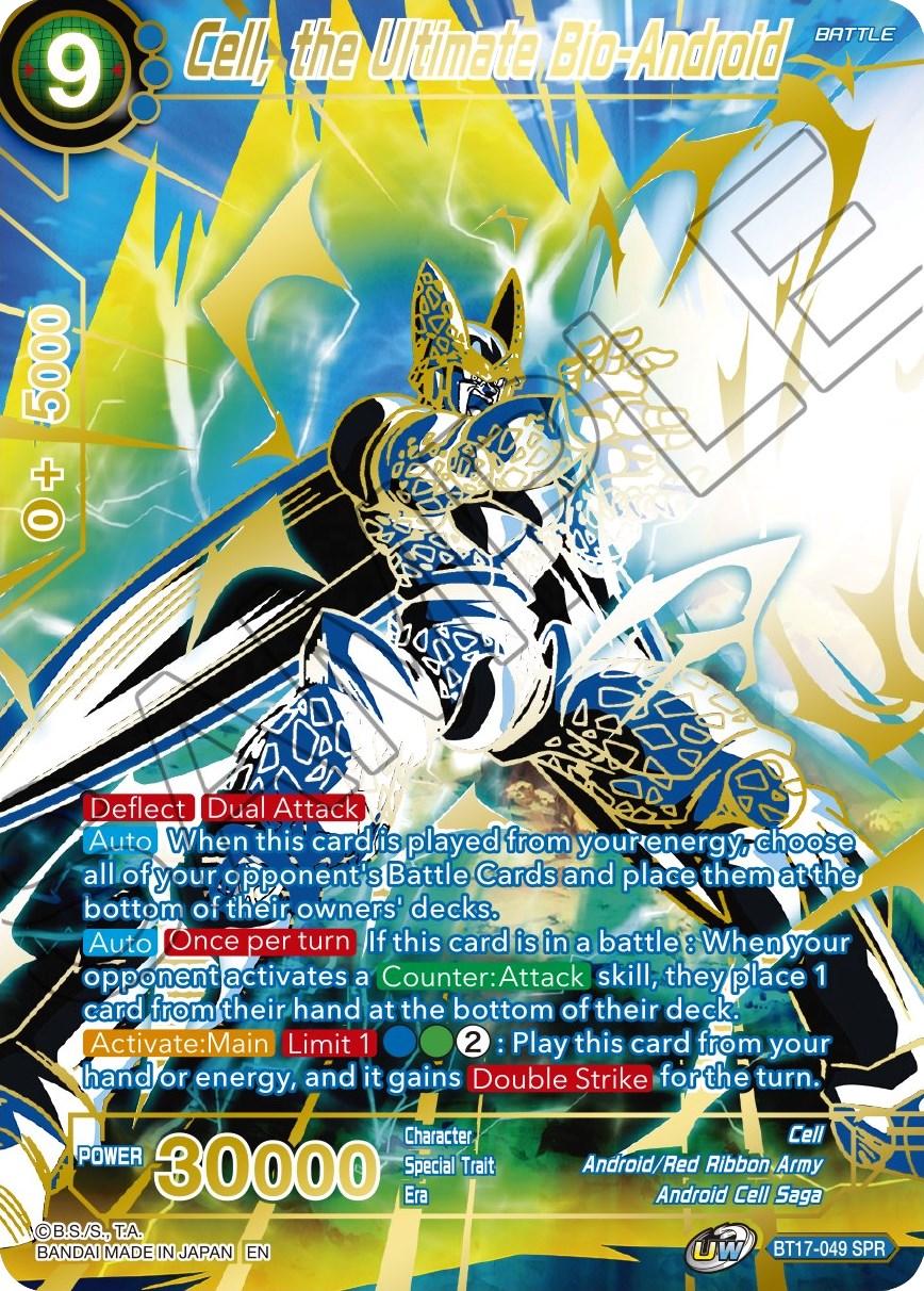 Cell, the Ultimate Bio-Android (SPR) (BT17-049) [Ultimate Squad] | Pegasus Games WI