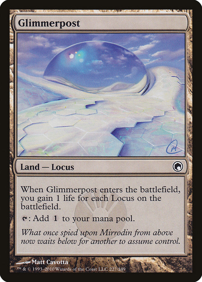 Glimmerpost [Scars of Mirrodin] | Pegasus Games WI