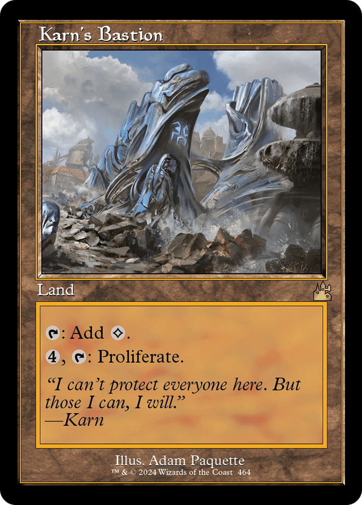 Karn's Bastion (Retro Frame) [Ravnica Remastered] | Pegasus Games WI