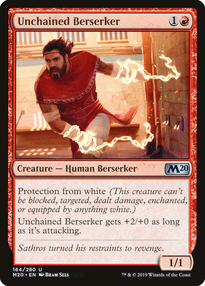 Unchained Berserker [Core Set 2020] | Pegasus Games WI