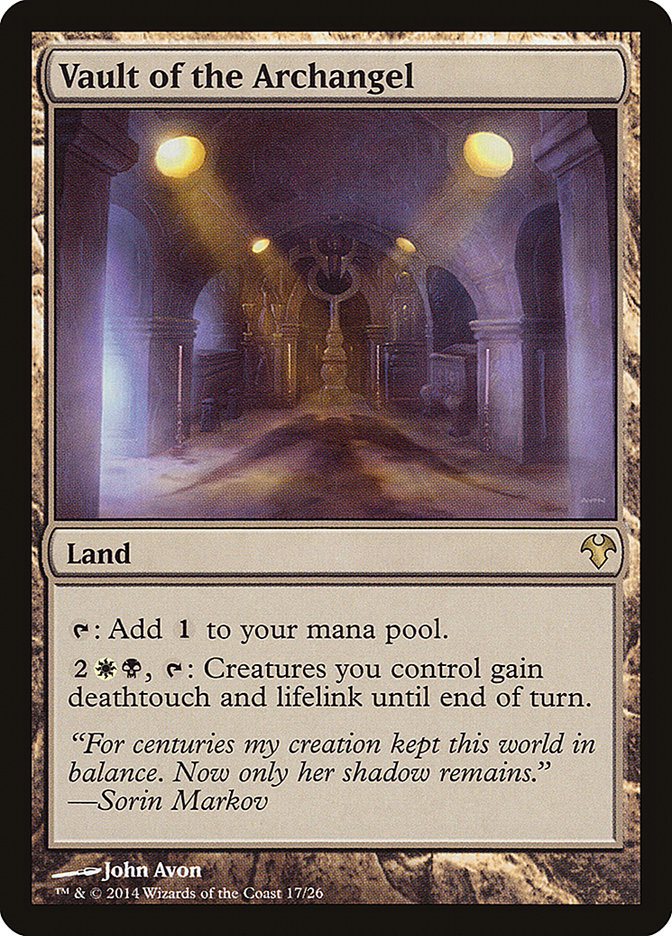 Vault of the Archangel [Modern Event Deck 2014] | Pegasus Games WI