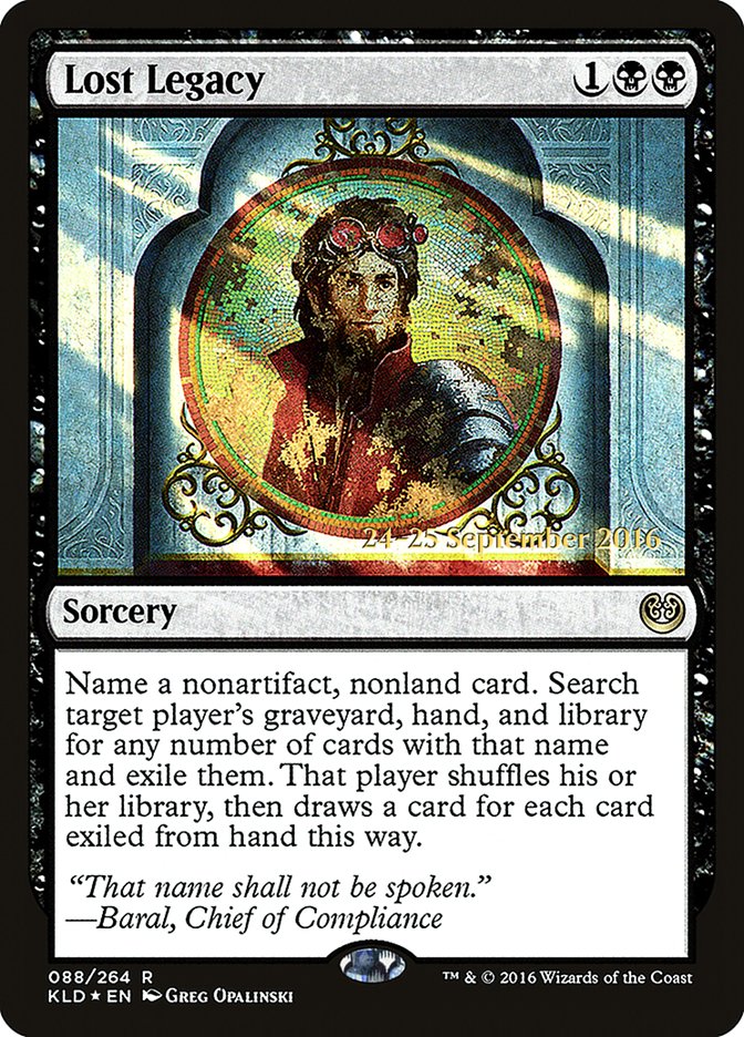 Lost Legacy [Kaladesh Prerelease Promos] | Pegasus Games WI