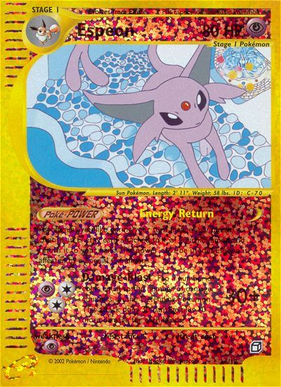 Espeon (6/12) [Box Topper] | Pegasus Games WI