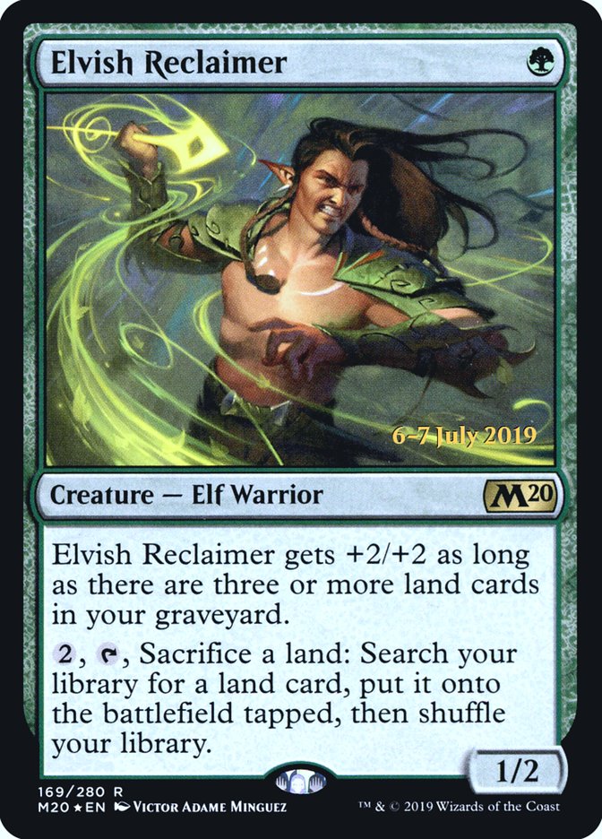 Elvish Reclaimer [Core Set 2020 Prerelease Promos] | Pegasus Games WI