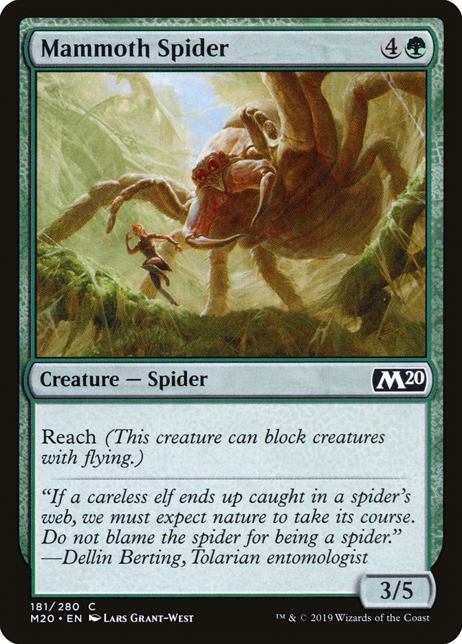 Mammoth Spider [Core Set 2020] | Pegasus Games WI