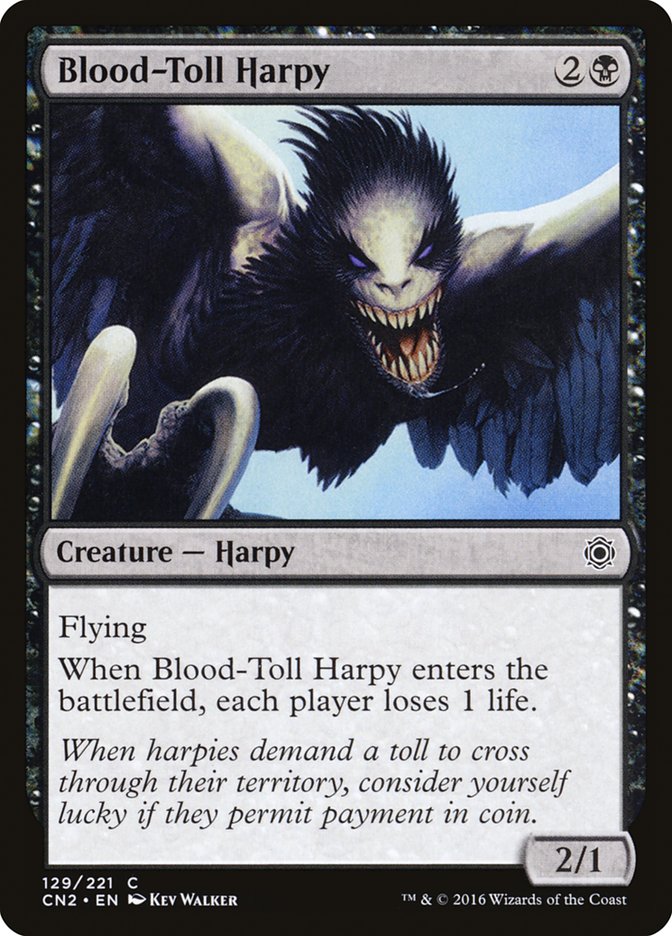 Blood-Toll Harpy [Conspiracy: Take the Crown] | Pegasus Games WI