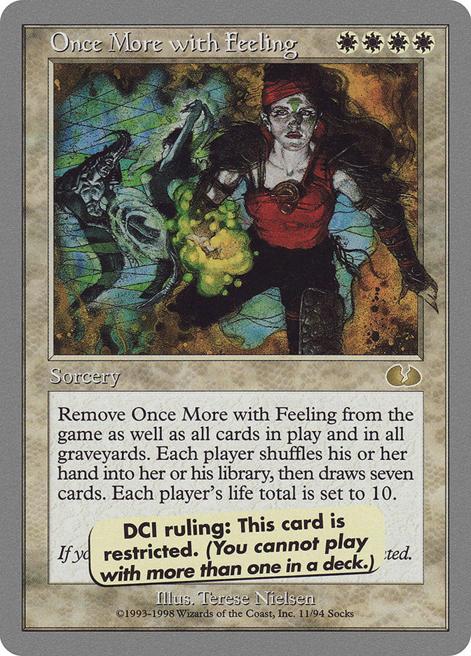 Once More with Feeling [Unglued] | Pegasus Games WI
