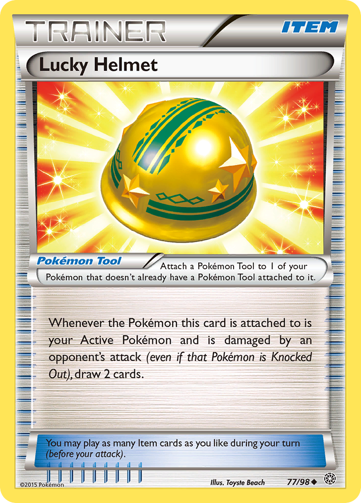 Lucky Helmet (77/98) [XY: Ancient Origins] | Pegasus Games WI