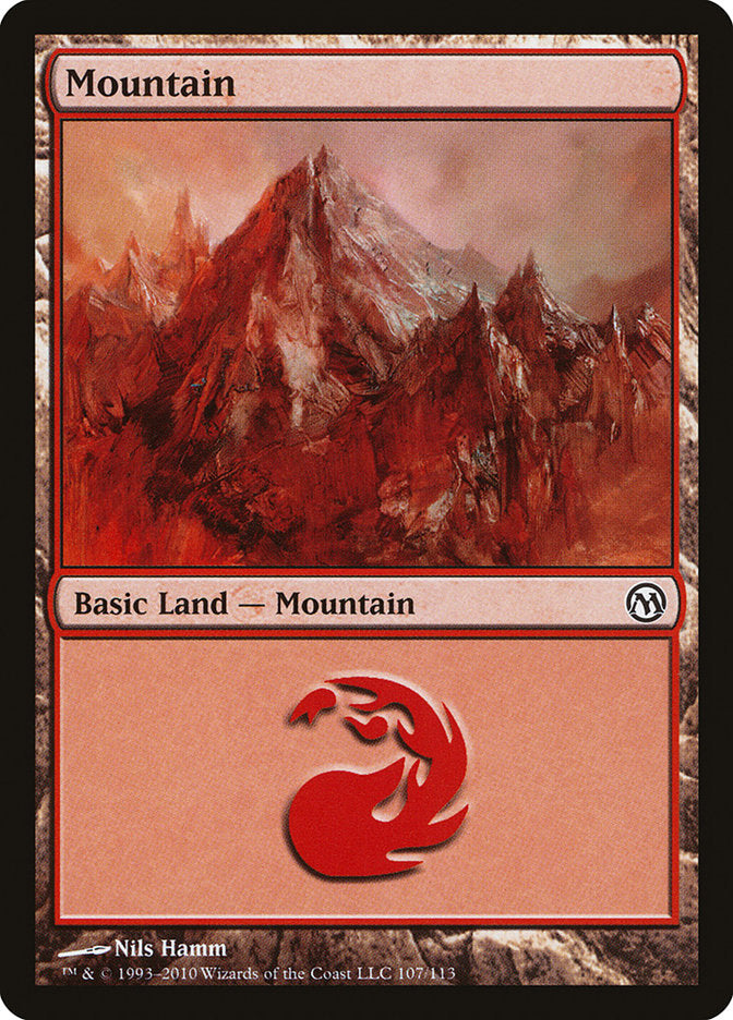 Mountain (107) [Duels of the Planeswalkers] | Pegasus Games WI