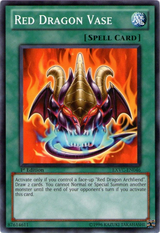 Red Dragon Vase [EXVC-EN046] Common | Pegasus Games WI