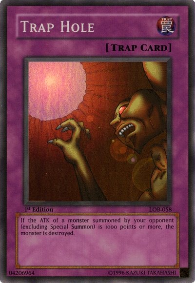 Trap Hole [LOB-058] Super Rare | Pegasus Games WI