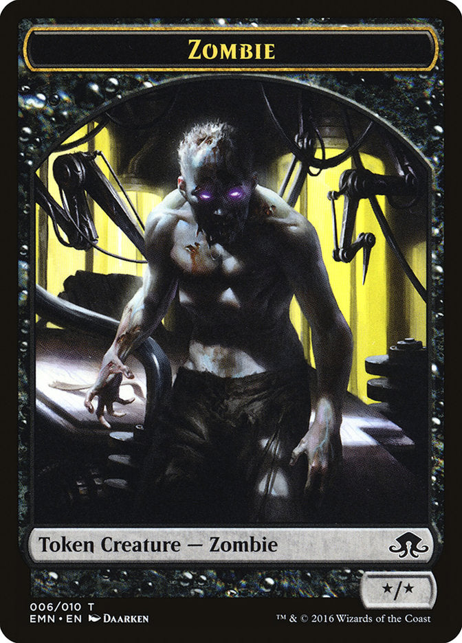 Zombie Token (006/010) [Eldritch Moon Tokens] | Pegasus Games WI