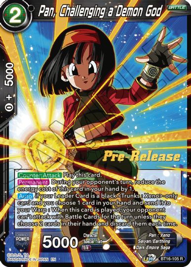 Pan, Challenging a Demon God (BT16-105) [Realm of the Gods Prerelease Promos] | Pegasus Games WI