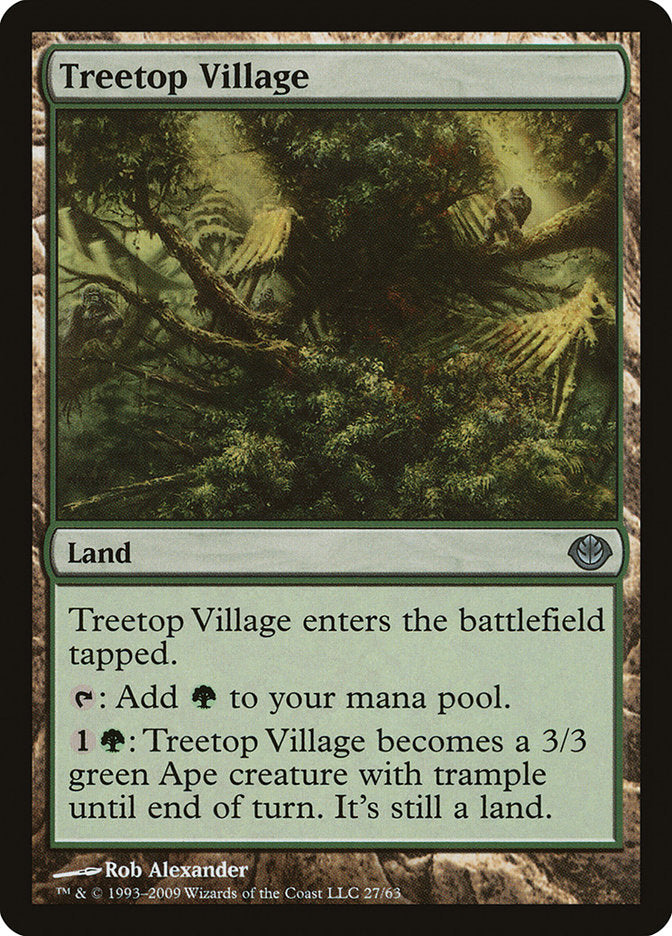 Treetop Village [Duel Decks: Garruk vs. Liliana] | Pegasus Games WI