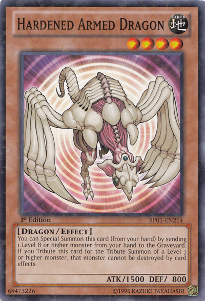 Hardened Armed Dragon [BP01-EN214] Starfoil Rare | Pegasus Games WI