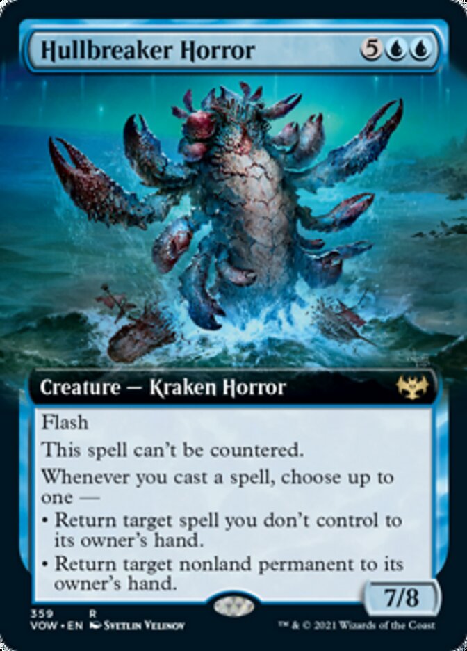 Hullbreaker Horror (Extended Art) [Innistrad: Crimson Vow] | Pegasus Games WI