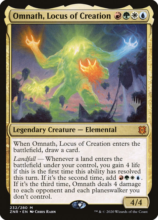 Omnath, Locus of Creation (Promo Pack) [Zendikar Rising Promos] | Pegasus Games WI