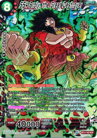 SS4 Broly, the Great Destroyer [BT11-152] | Pegasus Games WI