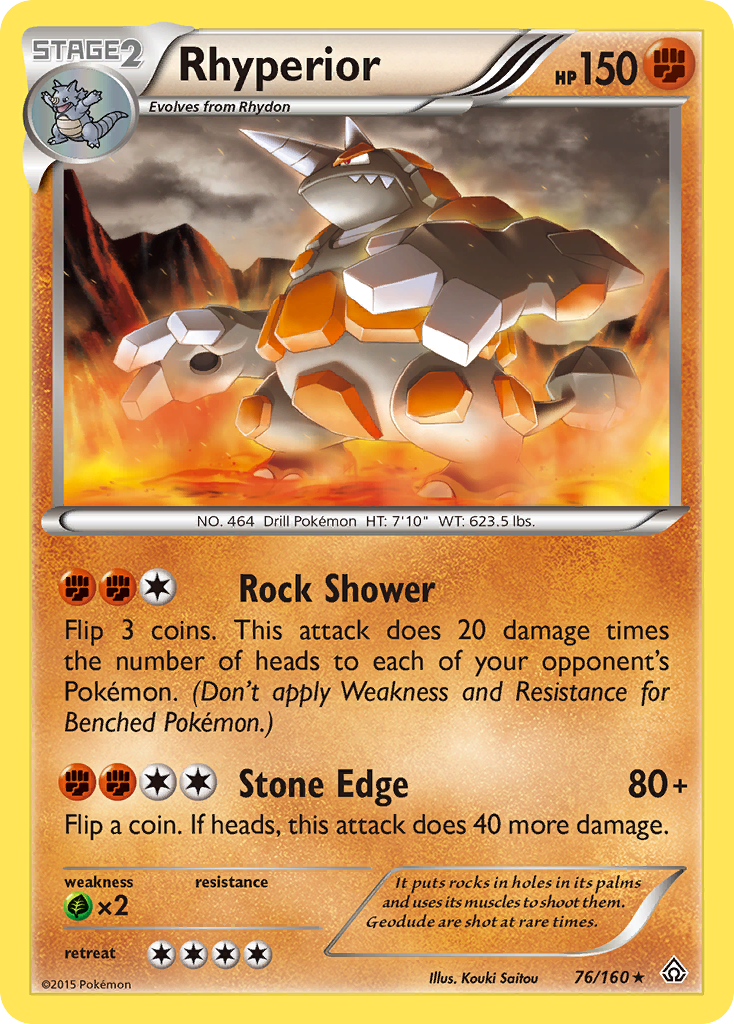 Rhyperior (76/160) [XY: Primal Clash] | Pegasus Games WI