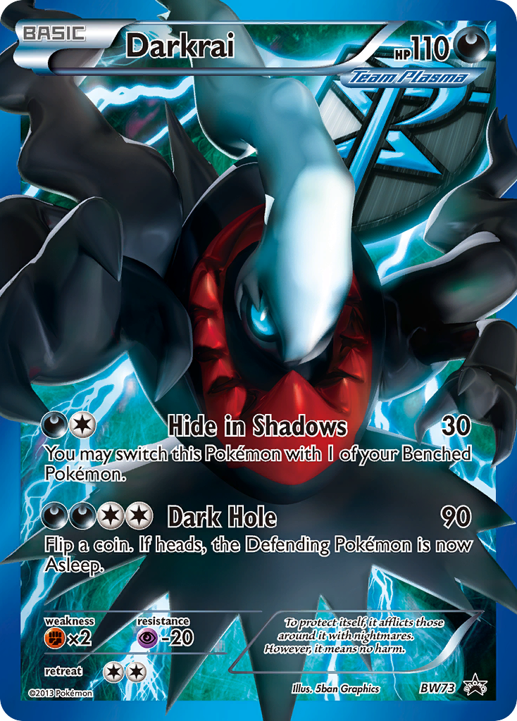 Darkrai (BW73) (Jumbo Card) [Black & White: Black Star Promos] | Pegasus Games WI