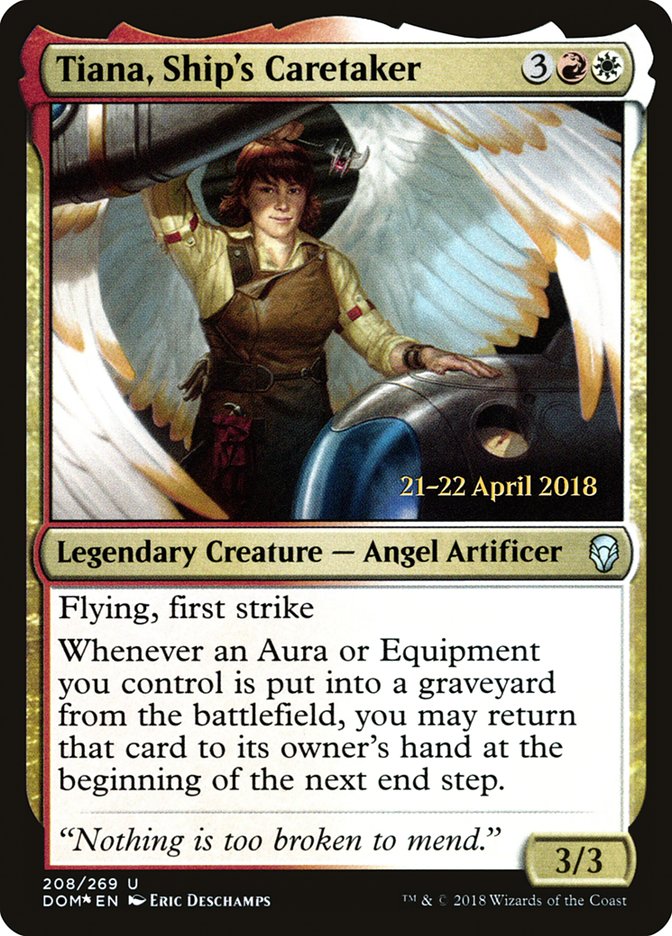 Tiana, Ship's Caretaker [Dominaria Prerelease Promos] | Pegasus Games WI