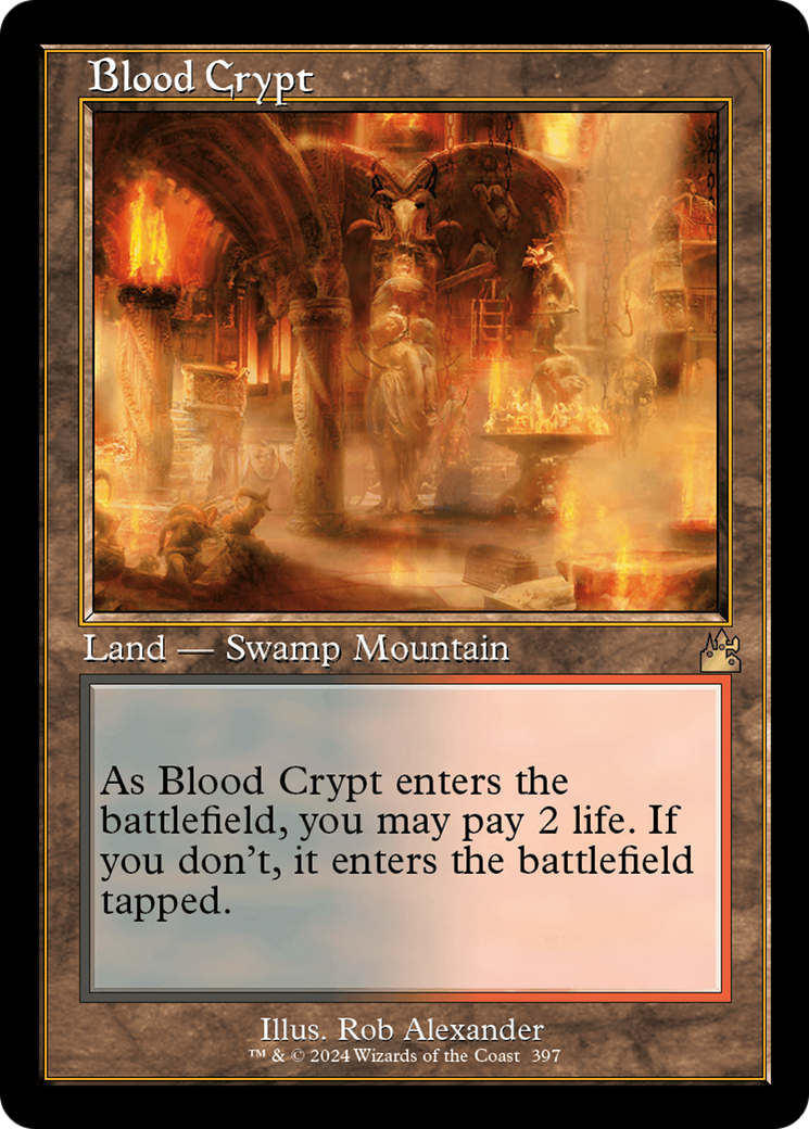 Blood Crypt (Retro) [Ravnica Remastered] | Pegasus Games WI