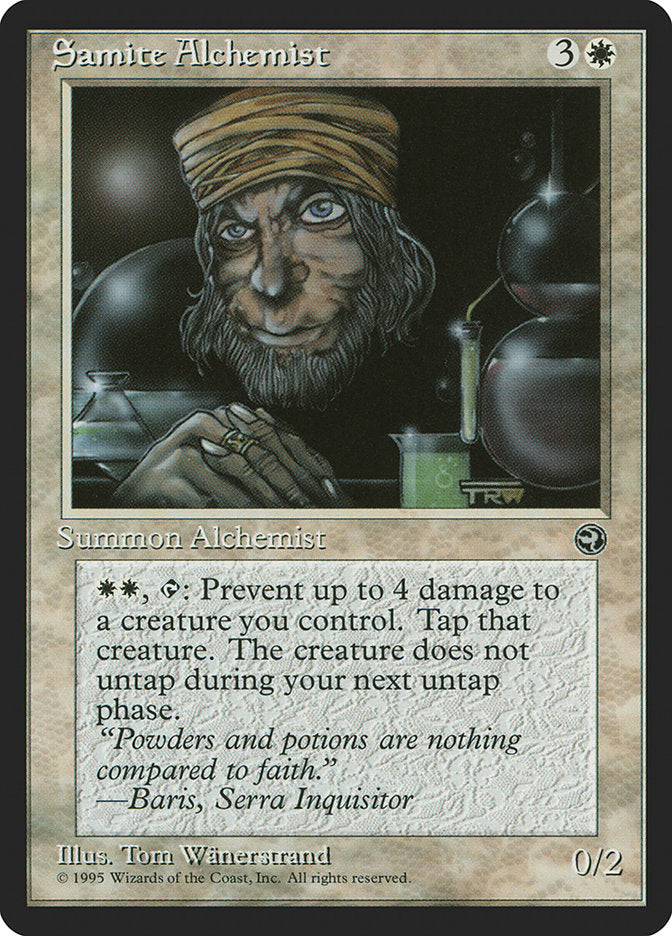 Samite Alchemist (Baris Flavor Text) [Homelands] | Pegasus Games WI