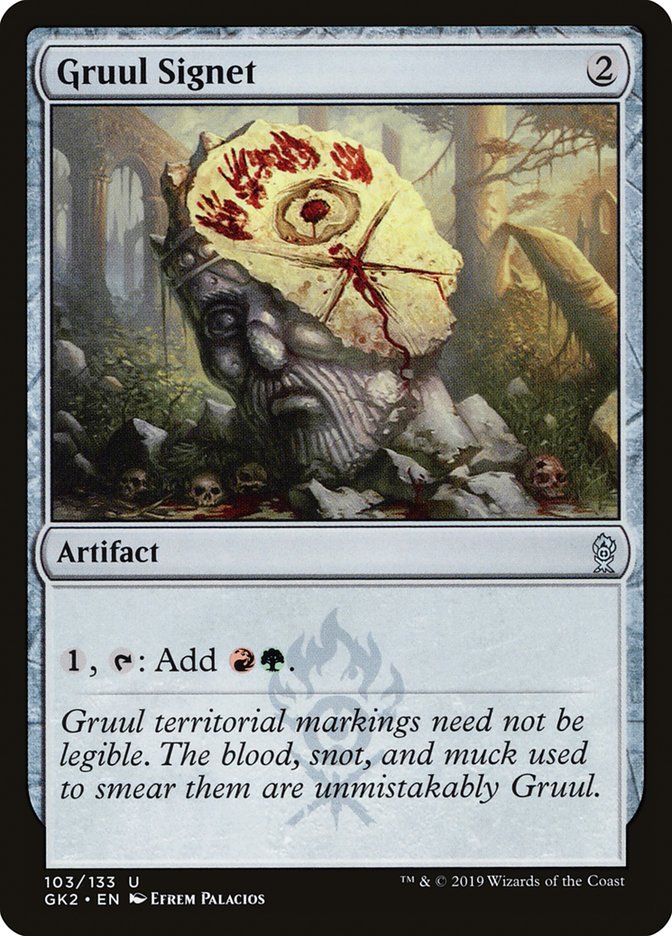 Gruul Signet [Ravnica Allegiance Guild Kit] | Pegasus Games WI