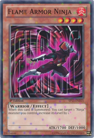 Flame Armor Ninja [SP13-EN015] Starfoil Rare | Pegasus Games WI